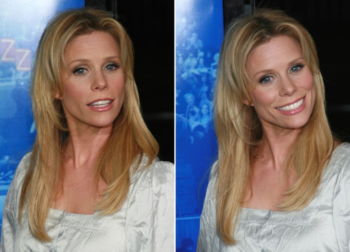 Tapered haircut for long hair - Cheryl Hines