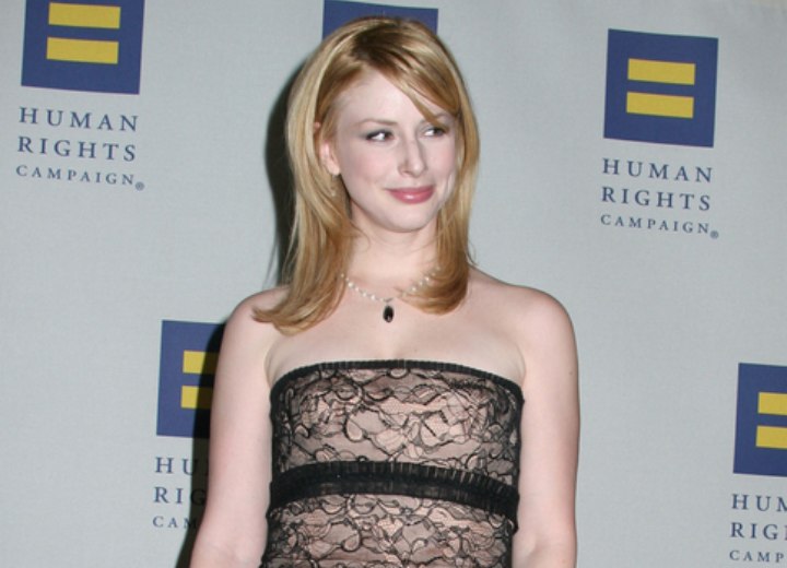 Diane Neal - Long hairstyle and a long dress for a formal occasion