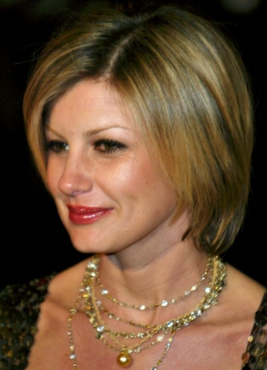 Faith Hill  Clean and conservative bob hairstyle with 