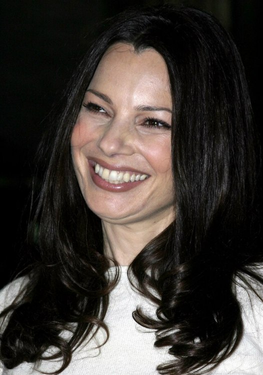 Fran Drescher  Long hairstyle with curls below the 