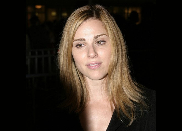 Long hair with a side part - Cara Buono