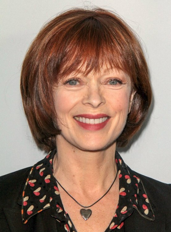 Frances Fisher  Rejuvenating bob hairstyle for a 60 plus 