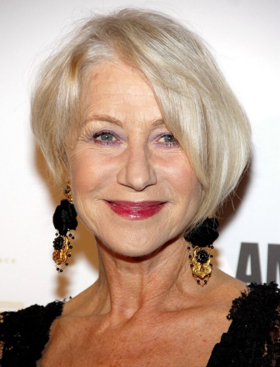 Helen Mirren Trendy and rejuvenating haircut for 60 plus Helen Mirren Trendy and rejuvenating haircut for 60 plus