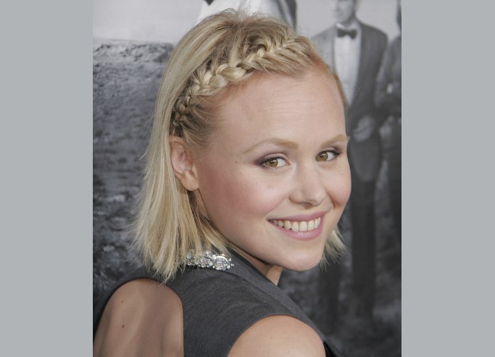 Alison Pill's new thick bob haircut