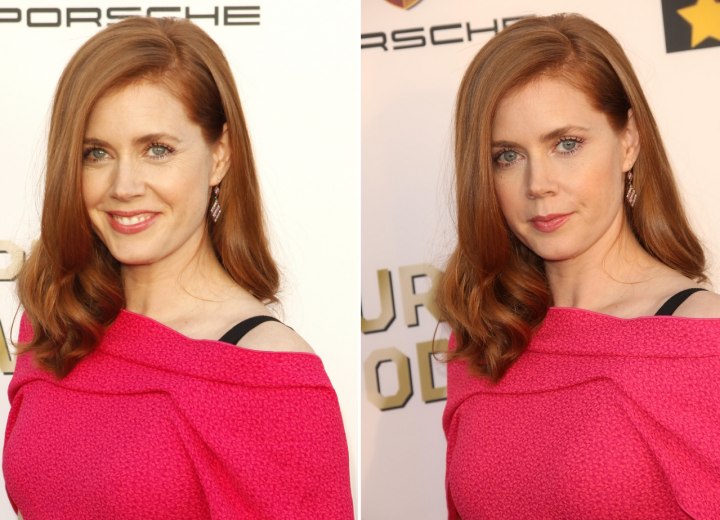 Amy Adams - Long wavy hairstyle