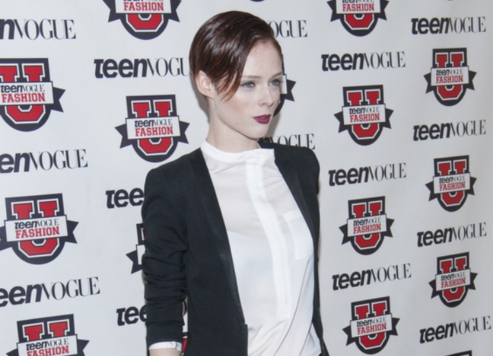 Coco Rocha's short hair look