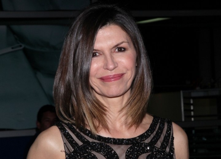 Finola Hughes - Modern hairstyle for mature ladies