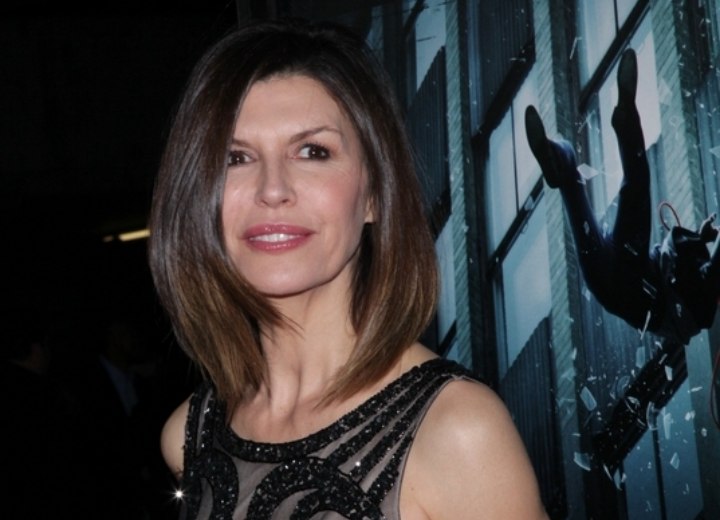 50 plus Finola Hughes  Great haircut and hair color that 