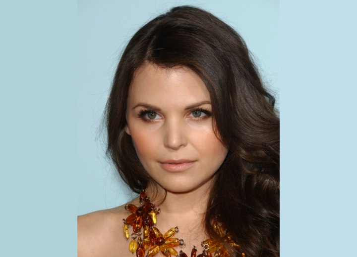 Ginnifer Goodwin - Long hairstyle with waves and curls