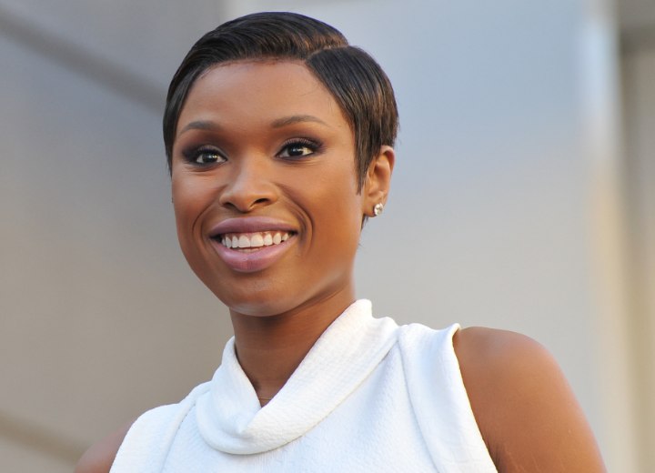 Jennifer Hudson sporting a pixie crop