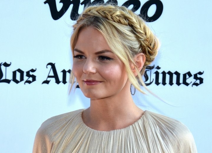 Jennifer Morrison's upstyle with braids