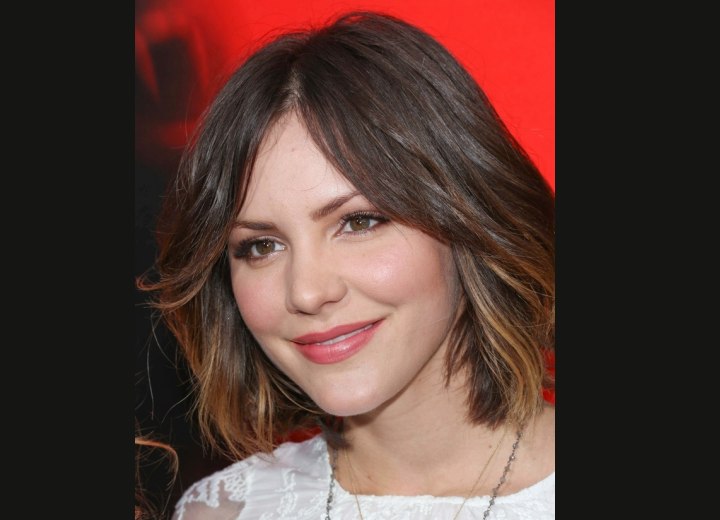 Katharine McPhee's medium hairstyle