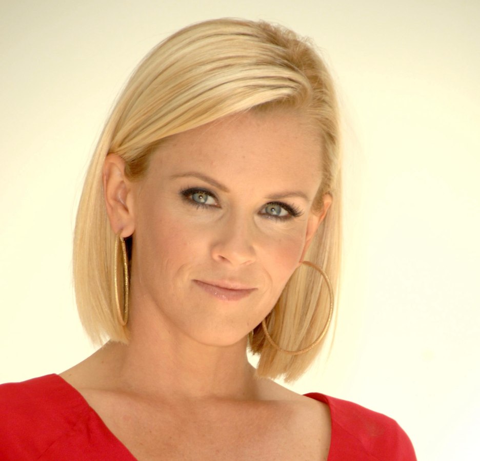 Jenny McCarthy  Long bunt bob with the hair chopped an 