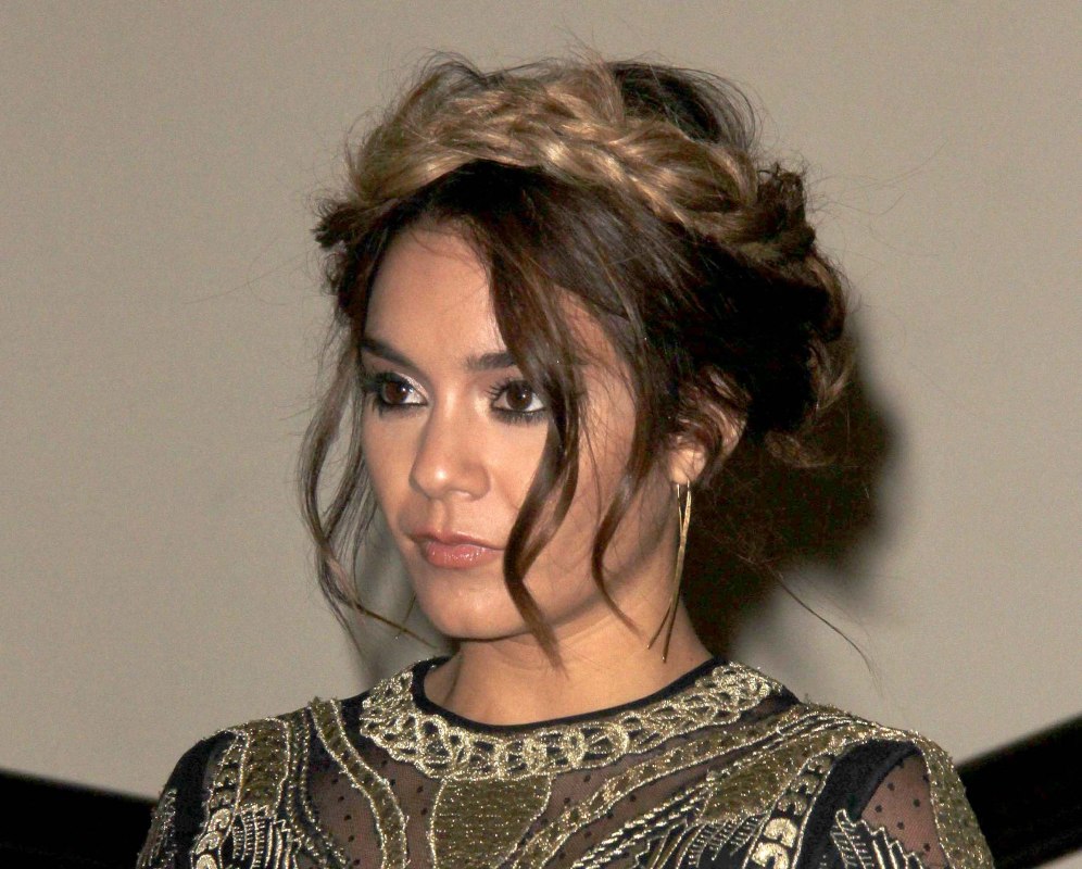 vanessa hudgens | braided hair extensions for an ombre