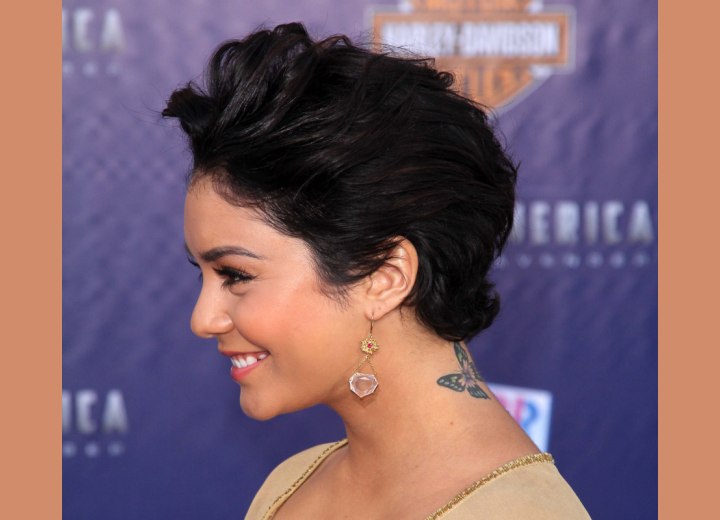 Vanessa Hudgens with short hair