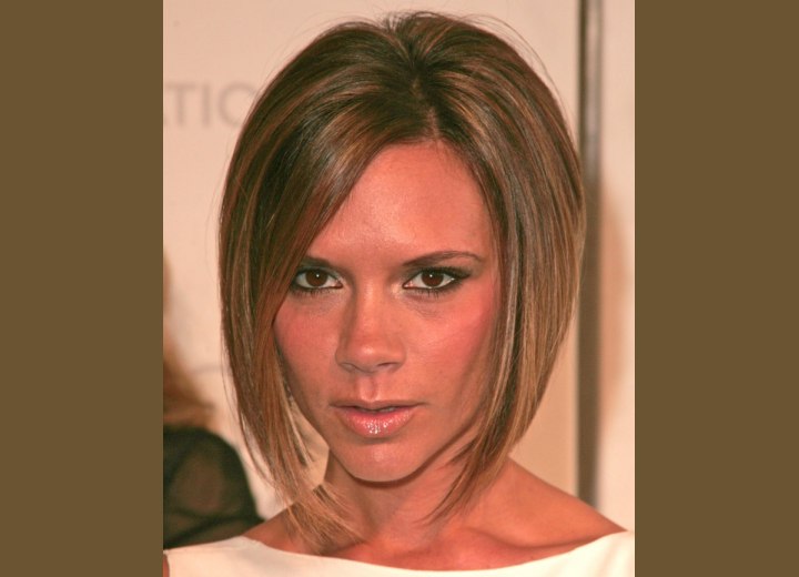 Victoria Beckham - Bob haircut with a longer front