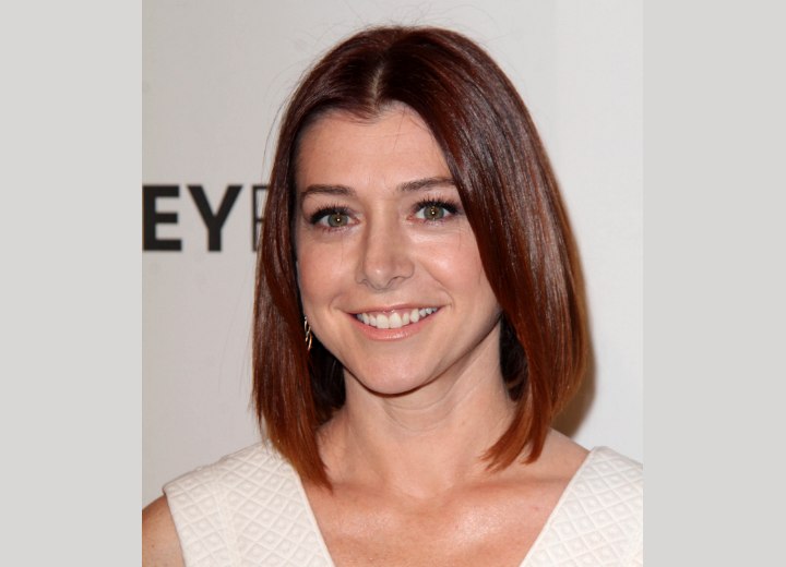 Alyson Hannigan's new bob haircut