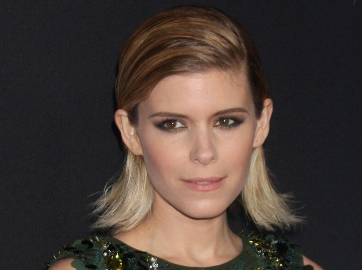 Kate Mara - Hairstyle created with gel