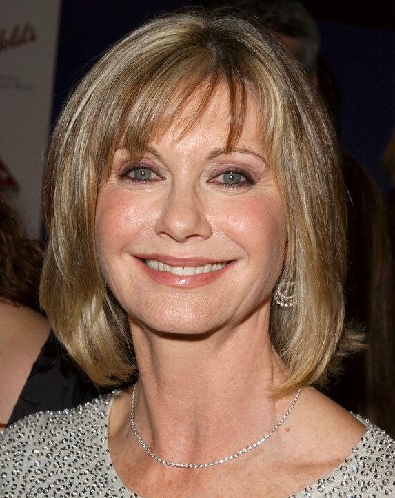 Olivia Newton John's bob | Modern mature hairstyle