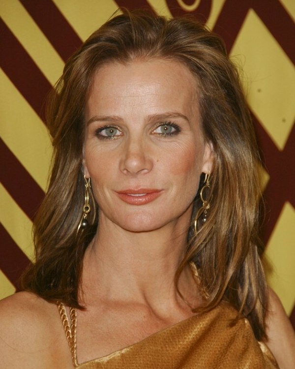 Rachel Griffiths  Natural looking blonde hair brushed 