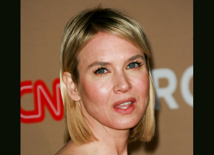 Renee Zellweger - Simple medium-length hairstyle
