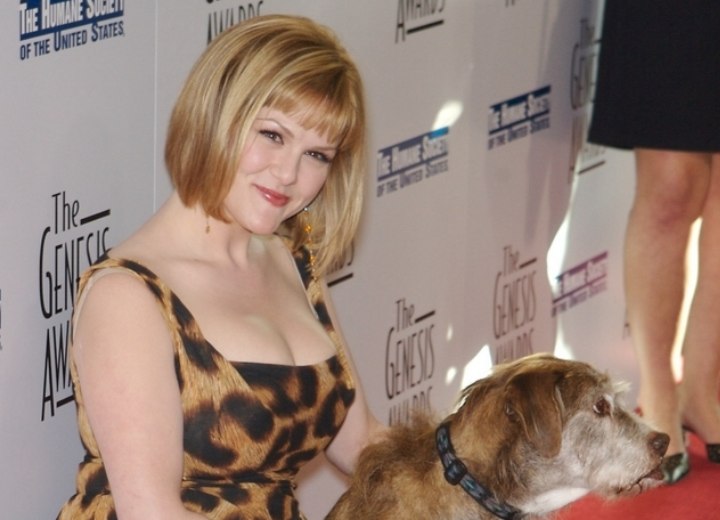 Bob hairstyle for thin hair - Sara Rue