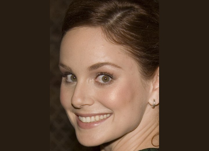 Close up photo of hairline - Sarah Wayne Callies