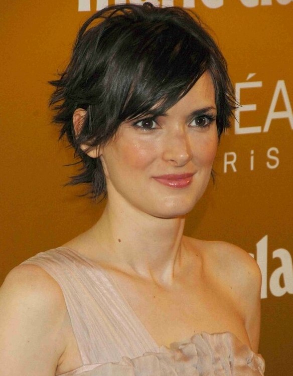 Winona Ryder's Short Haircut.