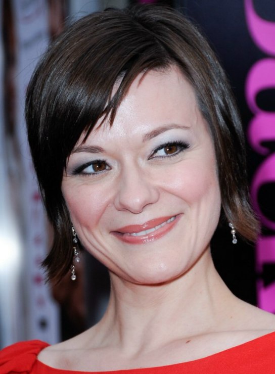 Maribeth Monroe s easy to style short  hair  that covers 