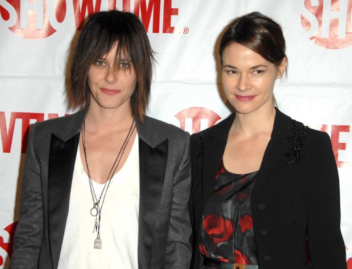 Katherine Moennig and Leisha Hailey