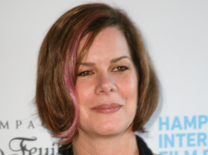 Marcia Gay Harden wearing her hair in a chin length bob