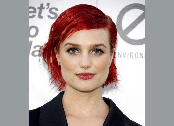 Alison Sudol's red hair