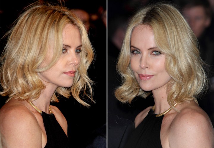 Charlize Theron - Natural looking blonde hair