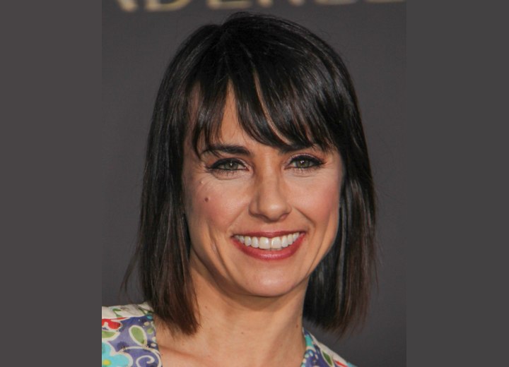Constance Zimmer - Modern bob with side swept bangs