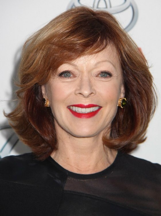 Frances Fisher's voluminous bob