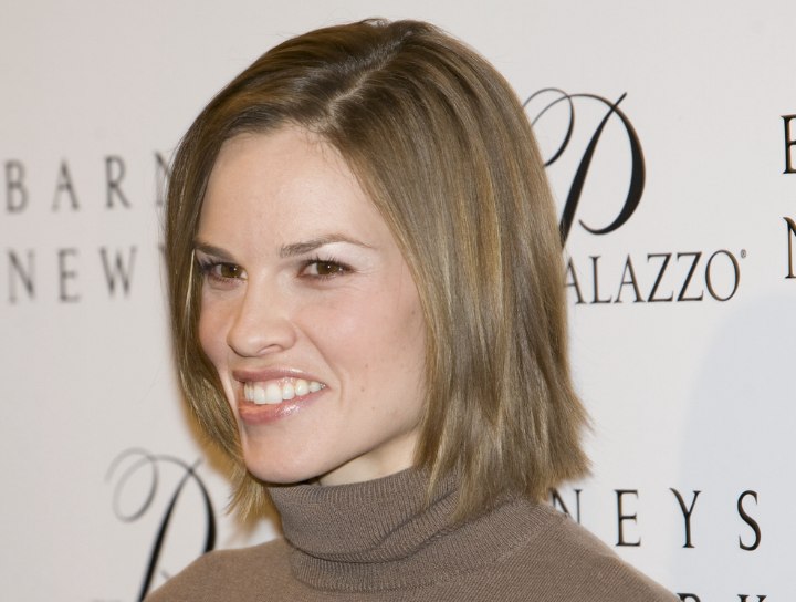 Hilary Swank hair