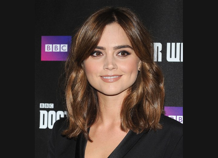 Jenna Coleman - Easy medium length hairstyle