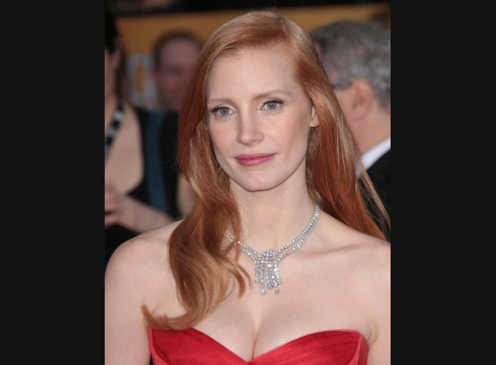 Jessica Chastain hair