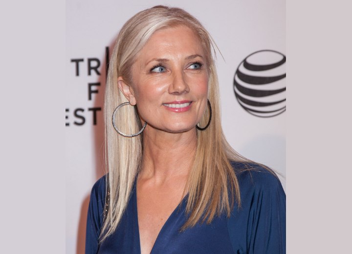 Joely Richardson - Long hairstyle for older women