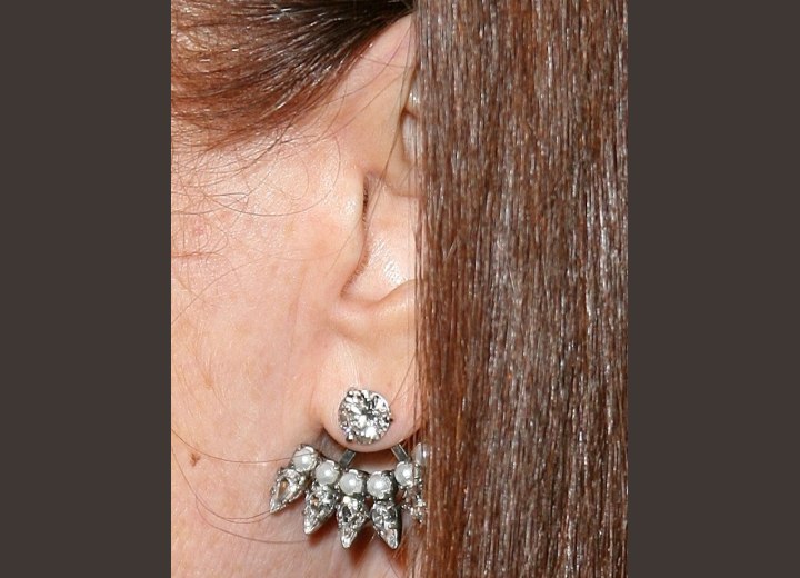 Julianne Moore's hair and earring