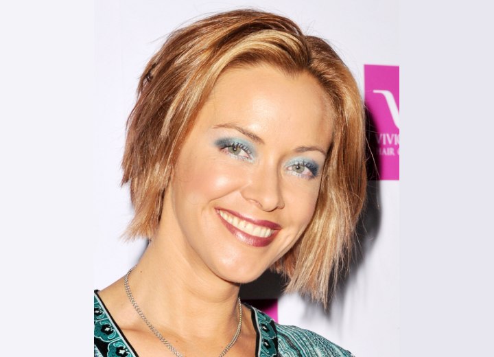 Kristanna Loken with short hair