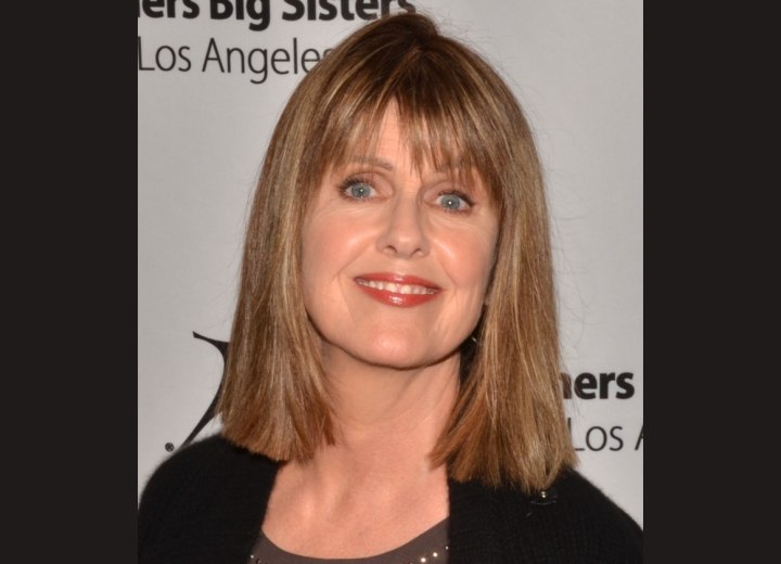 Pam Dawber's hair cut and color for a youthful look