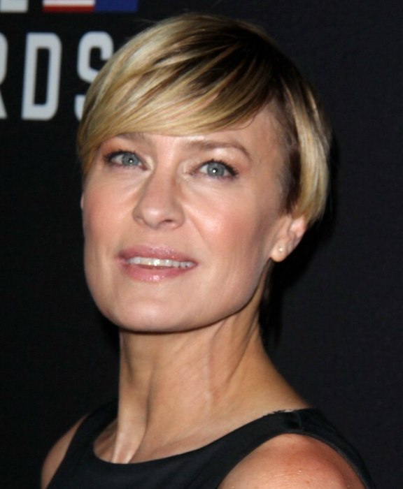 Robin Wright  Pixie for women of a certain age with 