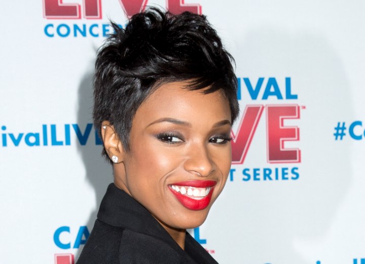 Jennifer Hudson pixie cut