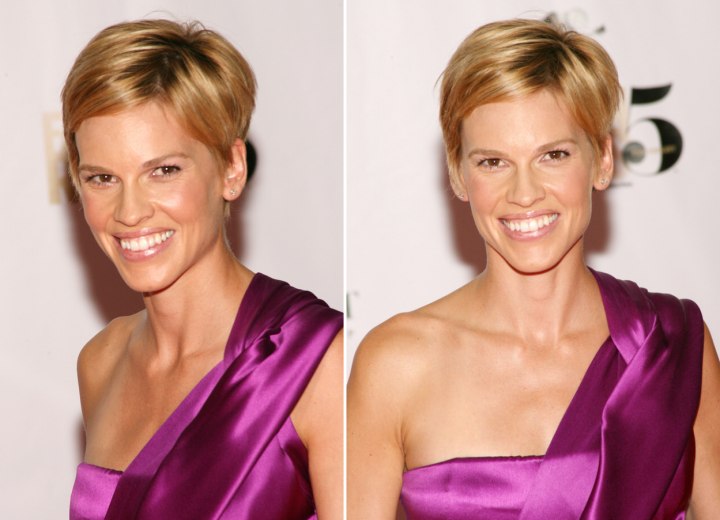 Hilary Swank pixie