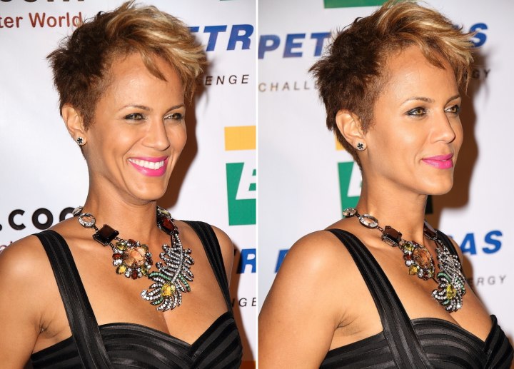 Nicole Ari Parker Pixie Cut