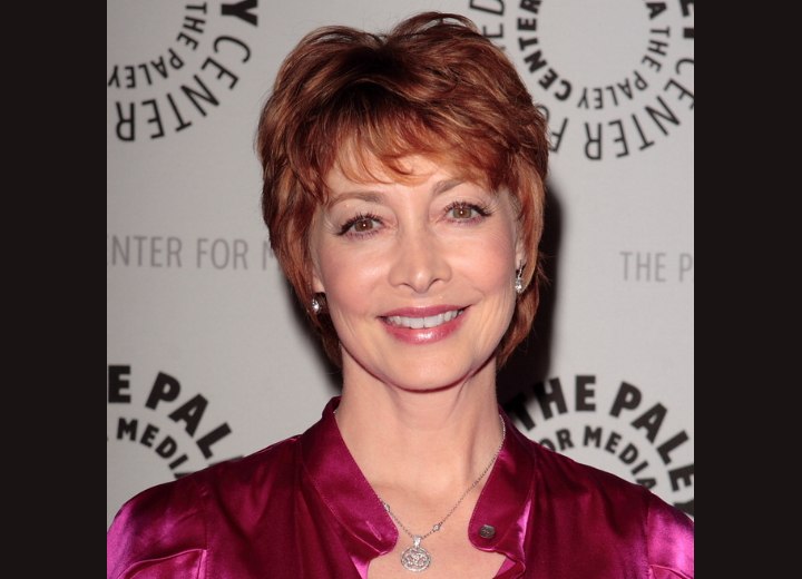 Sharon Lawrence Pixie Cut