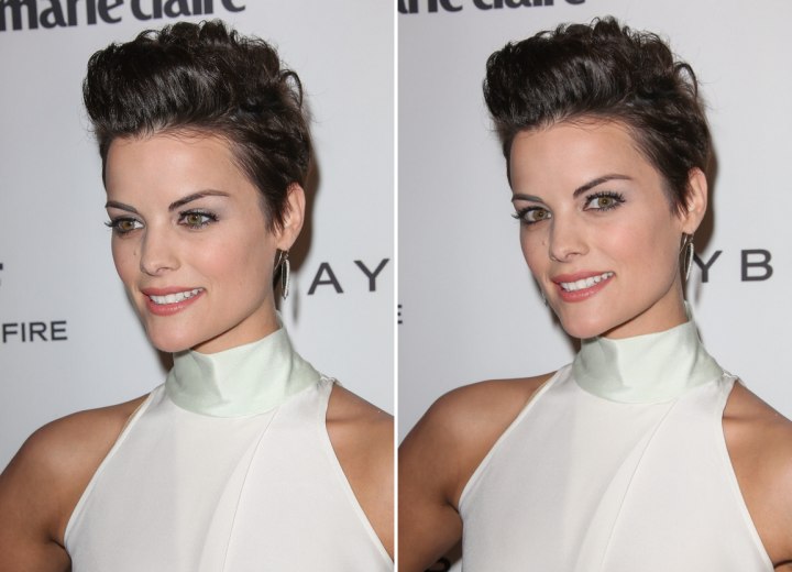 Jaimie Alexander Pixie cut