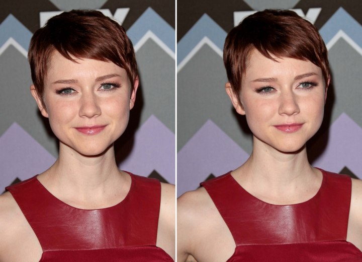 Valorie Curry Pixie Cut