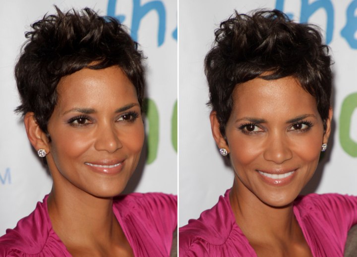 Halle Berry pixie